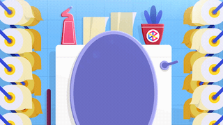 Toilet Seat Zoom Background