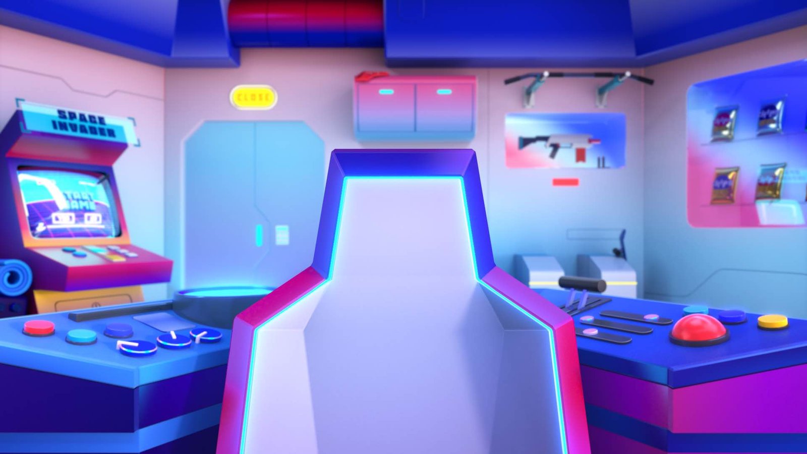 Animator Chair Zoom Background