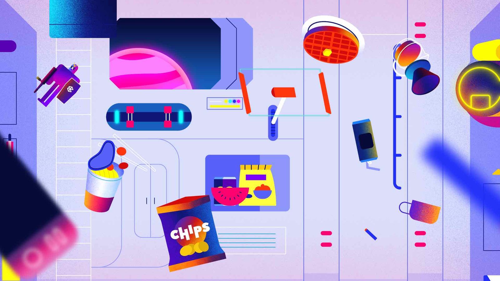 Motion Graphics Zoom Background