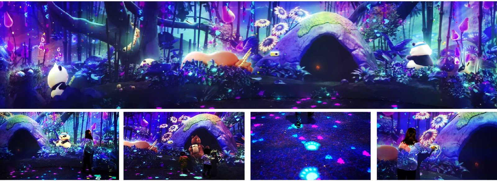 3D-Animation-PandaHouse-Forest-Collage