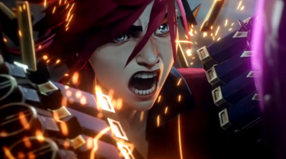 Netflix Arcane fighting scene