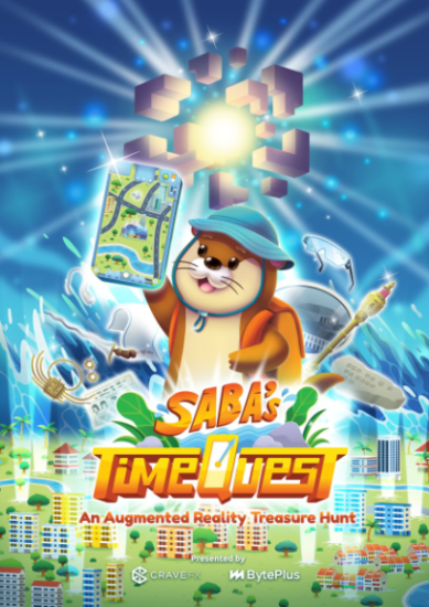 Saba's time quest augmented reality treasure poster