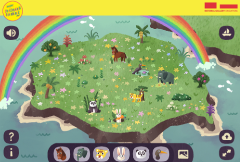 Children's Biennale interactive website by CraveFX