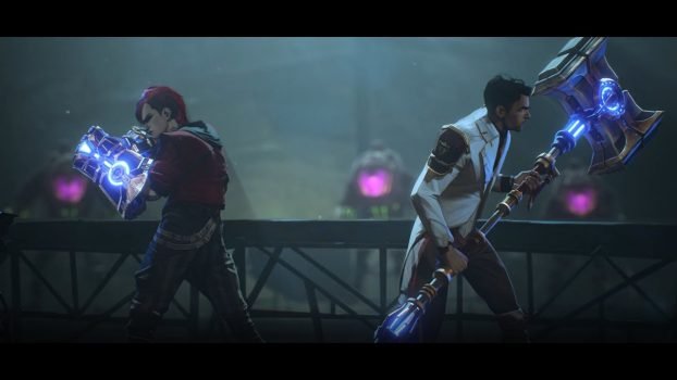 Riot Games' Arcane LoL Vi and Jayce characters marketing genius