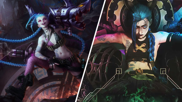 Jinx in LoL vs Jinx in Arcane