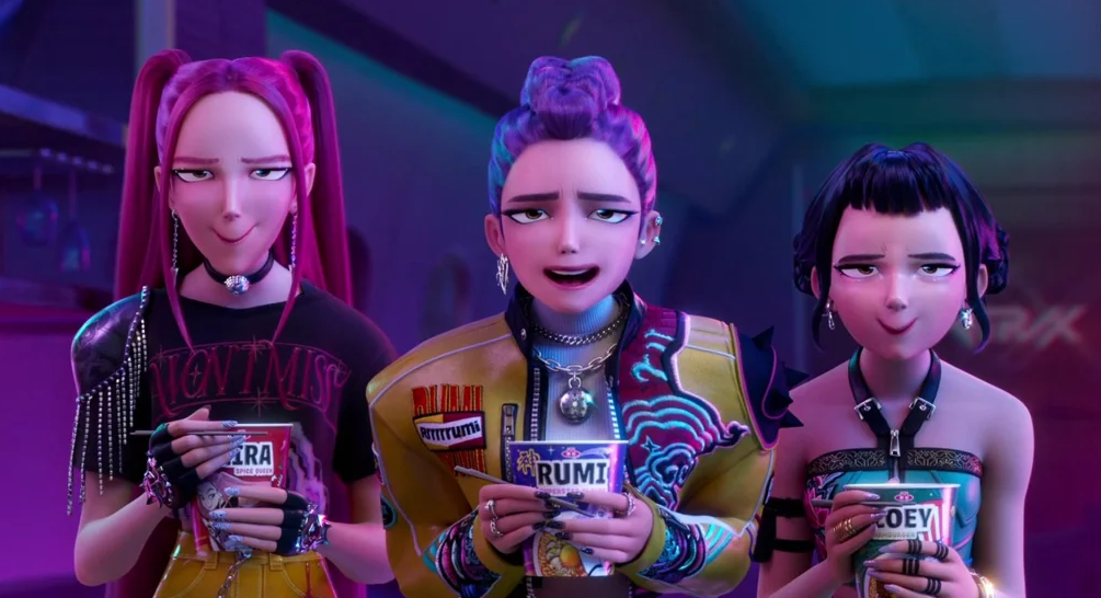 KPop Demon Hunters visual style